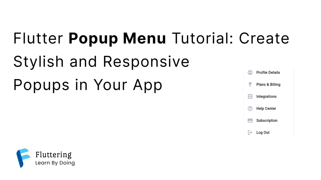 Flutter Popup Menu Tutorial_ Create Stylish and Responsive Popups in Your App