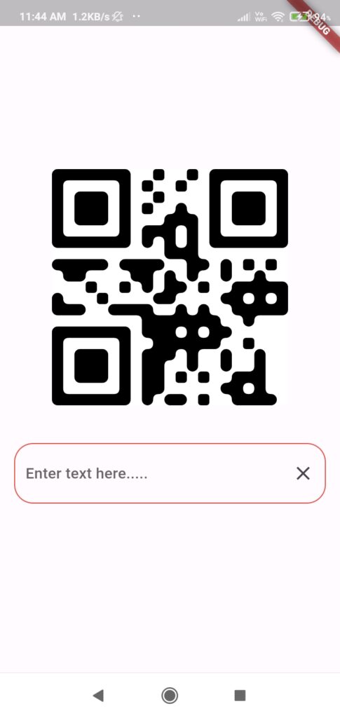 Generating QR Codes with Flutter using pretty qr code Package